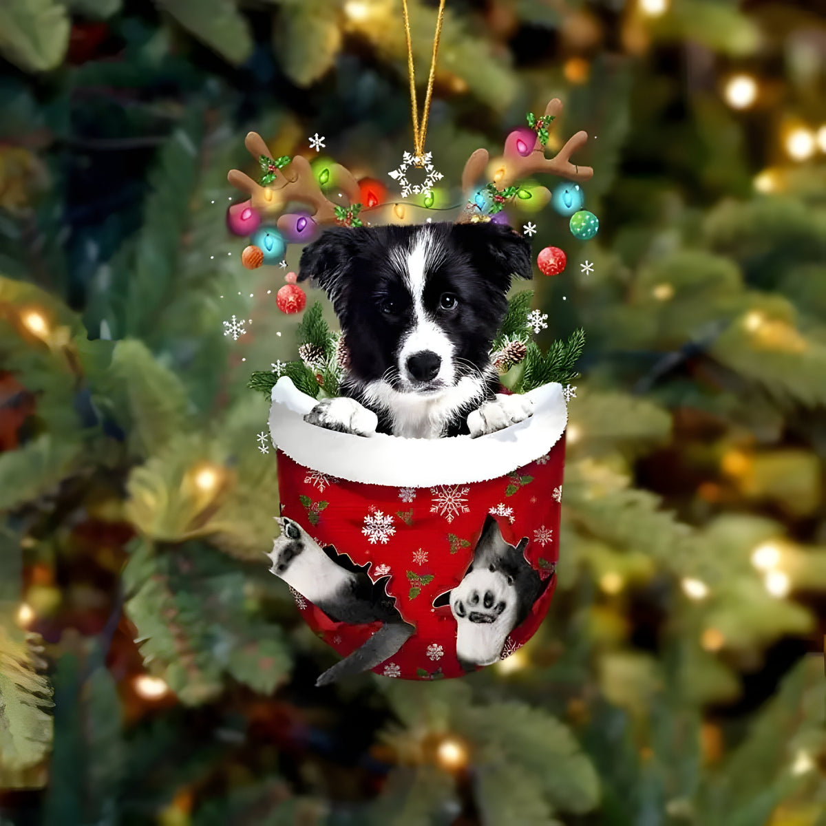 Hübsche Welpen-Dekoration | Weihnachtsbaum-Anhänger Welpe - Festlicher Charme und Geschenk für Hundeliebhaber