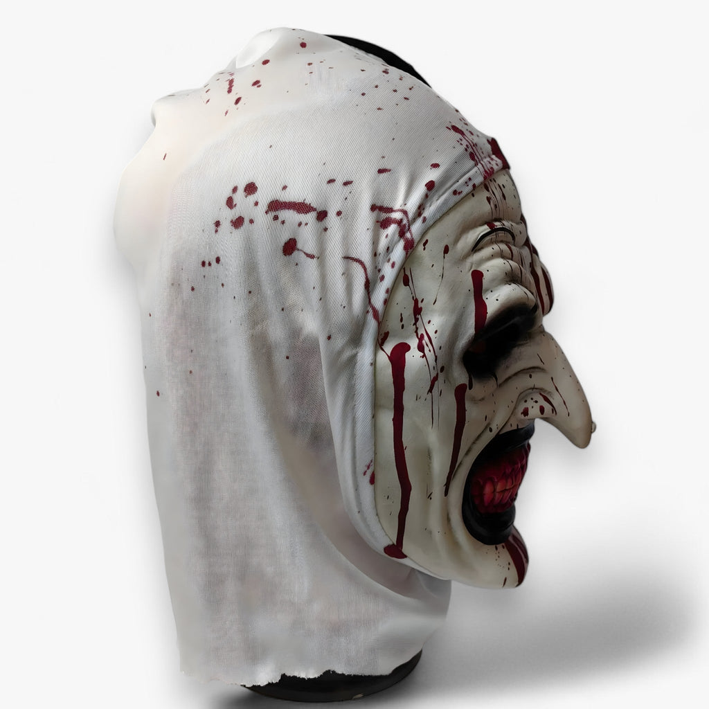 Gruselige Clownmaske - Blutiges Halloween-Accessoire