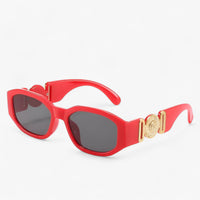 Liam | Kleine rechteckige Sonnenbrille für Reisen und Vintage-Stil