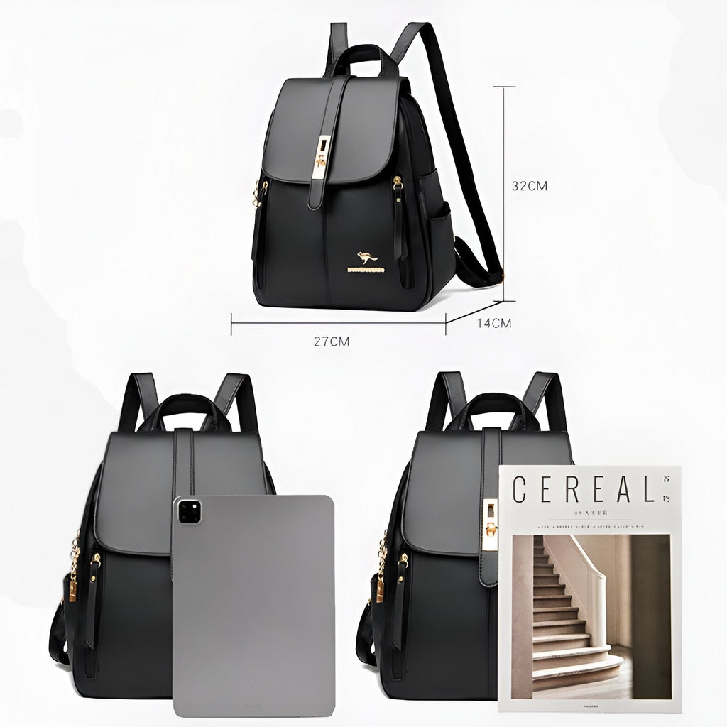 Eleganter Damen Leder Rucksack – Perfekt für Alltag & Reisen