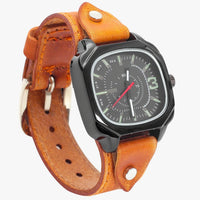 Lucca | Vintage-Uhr mit Lederarmband