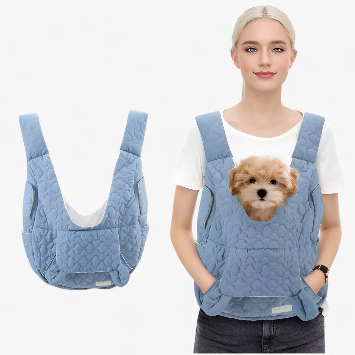 PetVoyager | Extra geräumige Tragetasche - Komfortabel, wasserdicht & winddicht