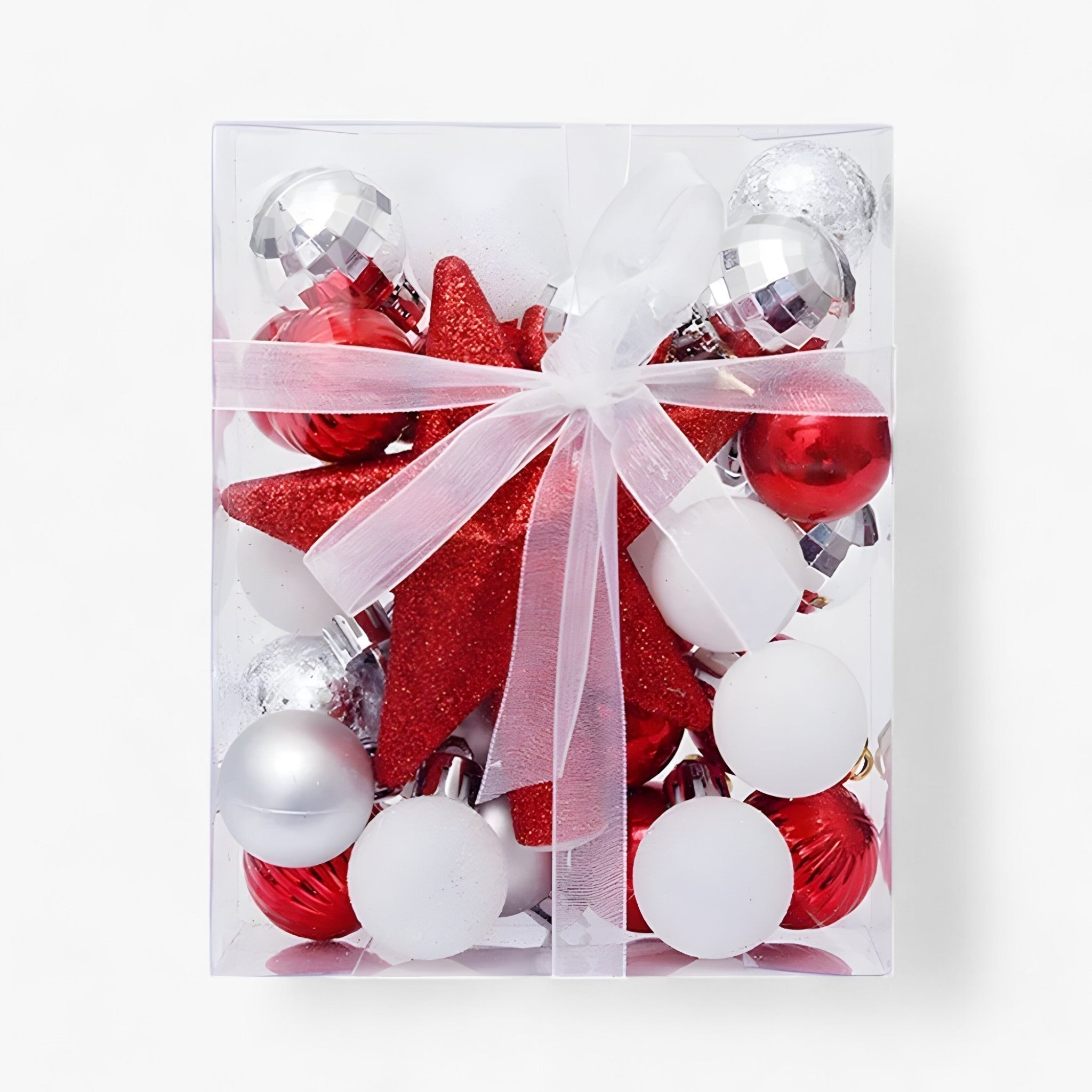 Set aus 30 Weihnachtsdekorationen - Verwandeln Sie Ihren Baum mit festlicher Eleganz