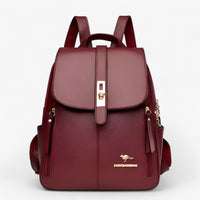 Eleganter Damen Leder Rucksack – Perfekt für Alltag & Reisen