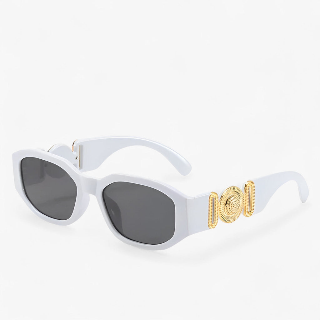 Liam | Kleine rechteckige Sonnenbrille für Reisen und Vintage-Stil