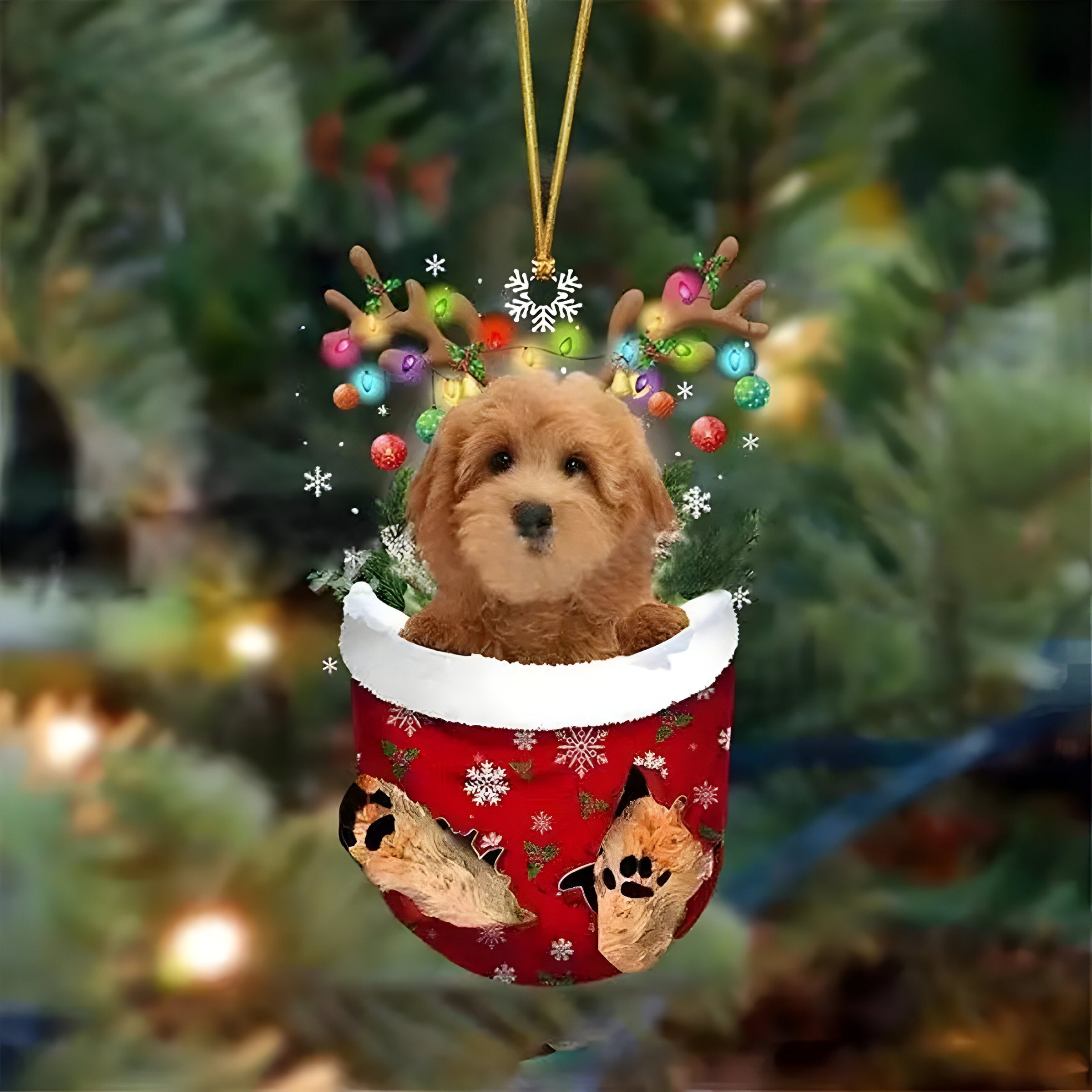 Hübsche Welpen-Dekoration | Weihnachtsbaum-Anhänger Welpe - Festlicher Charme und Geschenk für Hundeliebhaber