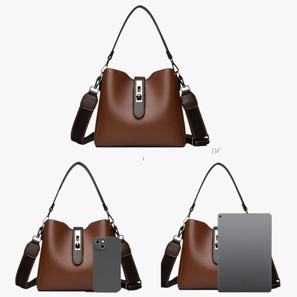 Mia | Elegante Umhängetasche aus Leder für den täglichen Chic