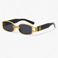 Dante | Lille rechteckige Sonnenbrille im Vintage-Punk-Stil