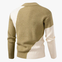 Felix | Oversize Herrenpullover, warm und elegant, Farbabgleich, für den Herbst