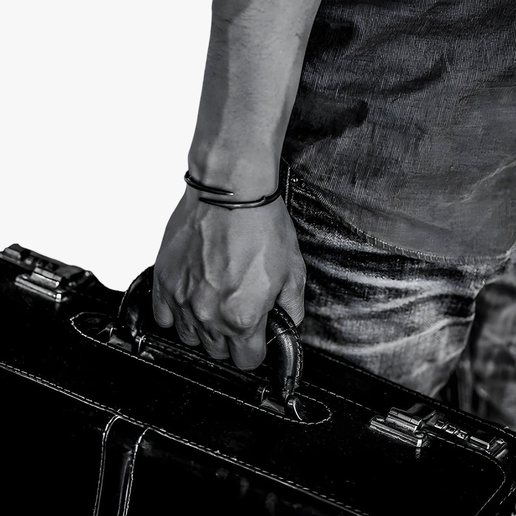 Gael | XIYANIKE Fester Vintage-Armband aus Silber im Punk-Stil Unisex