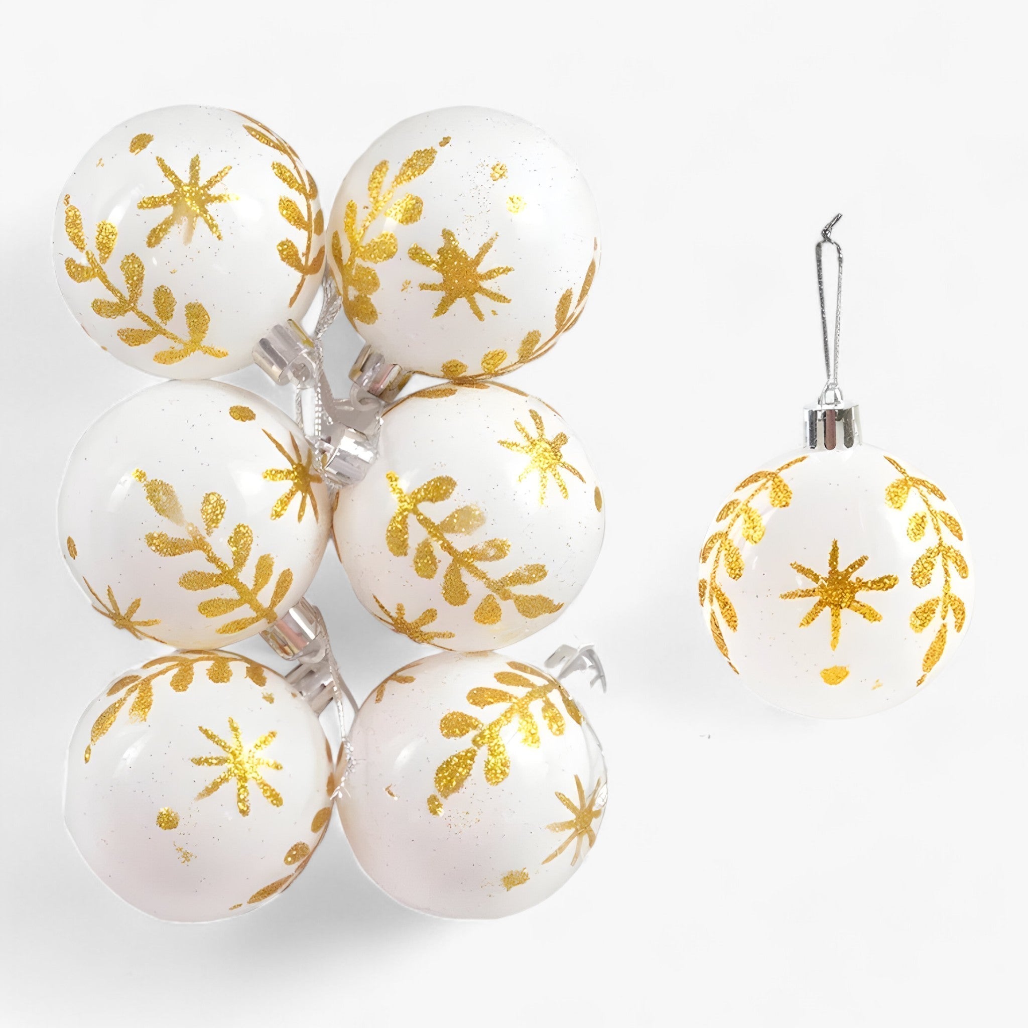 Weihnachten | 6 Stück Weihnachtskugeln – ideale Dekorationen für den Baum