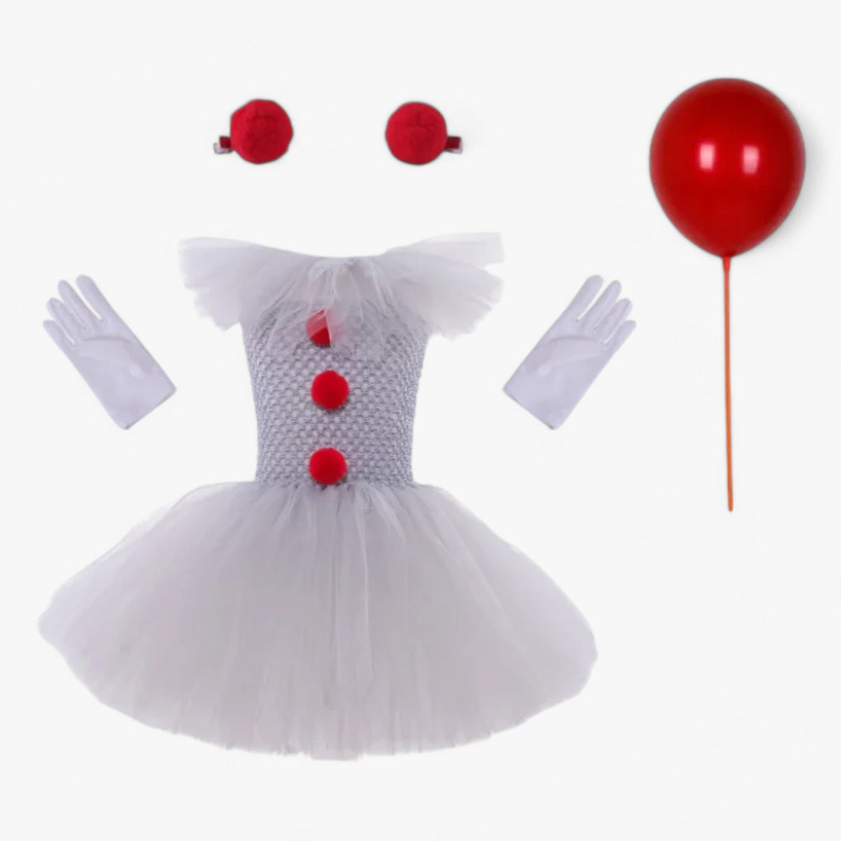 Tutu-Kleid Pennywise - Niedliches und gruseliges Outfit