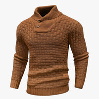 Nathan | Weicher dicker Strickpullover für Herren mit rundem Ausschnitt, kuschelig und wintertauglich