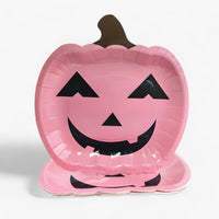 Trick or Treat Teller - Kürbis Teller für Halloween