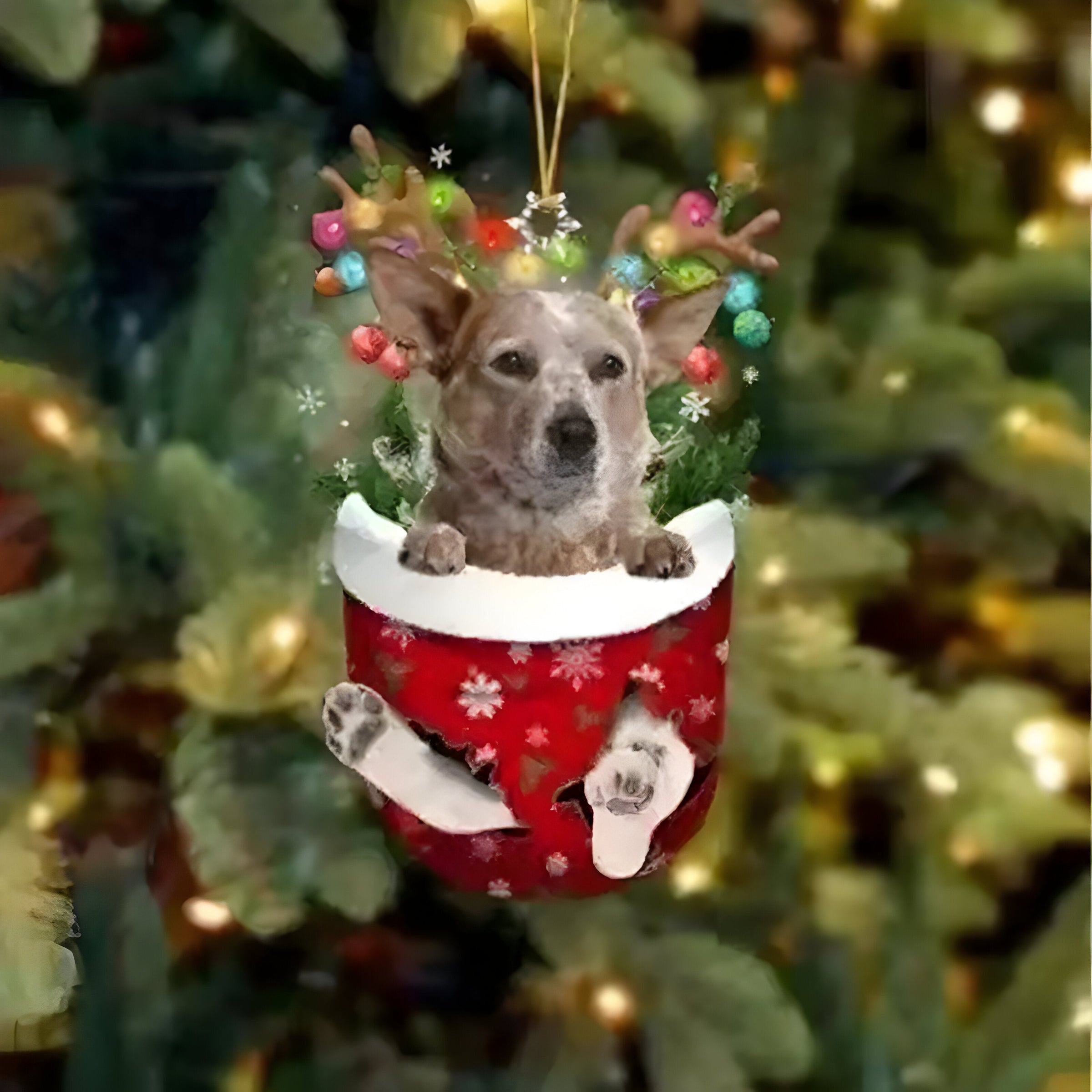 Hübsche Welpen-Dekoration | Weihnachtsbaum-Anhänger Welpe - Festlicher Charme und Geschenk für Hundeliebhaber