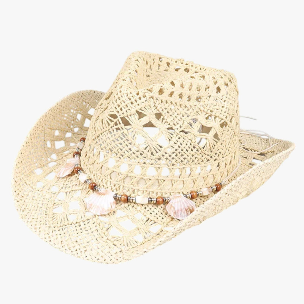 Skye | Cowboy-Hut Unisex aus Vintage-Stroh