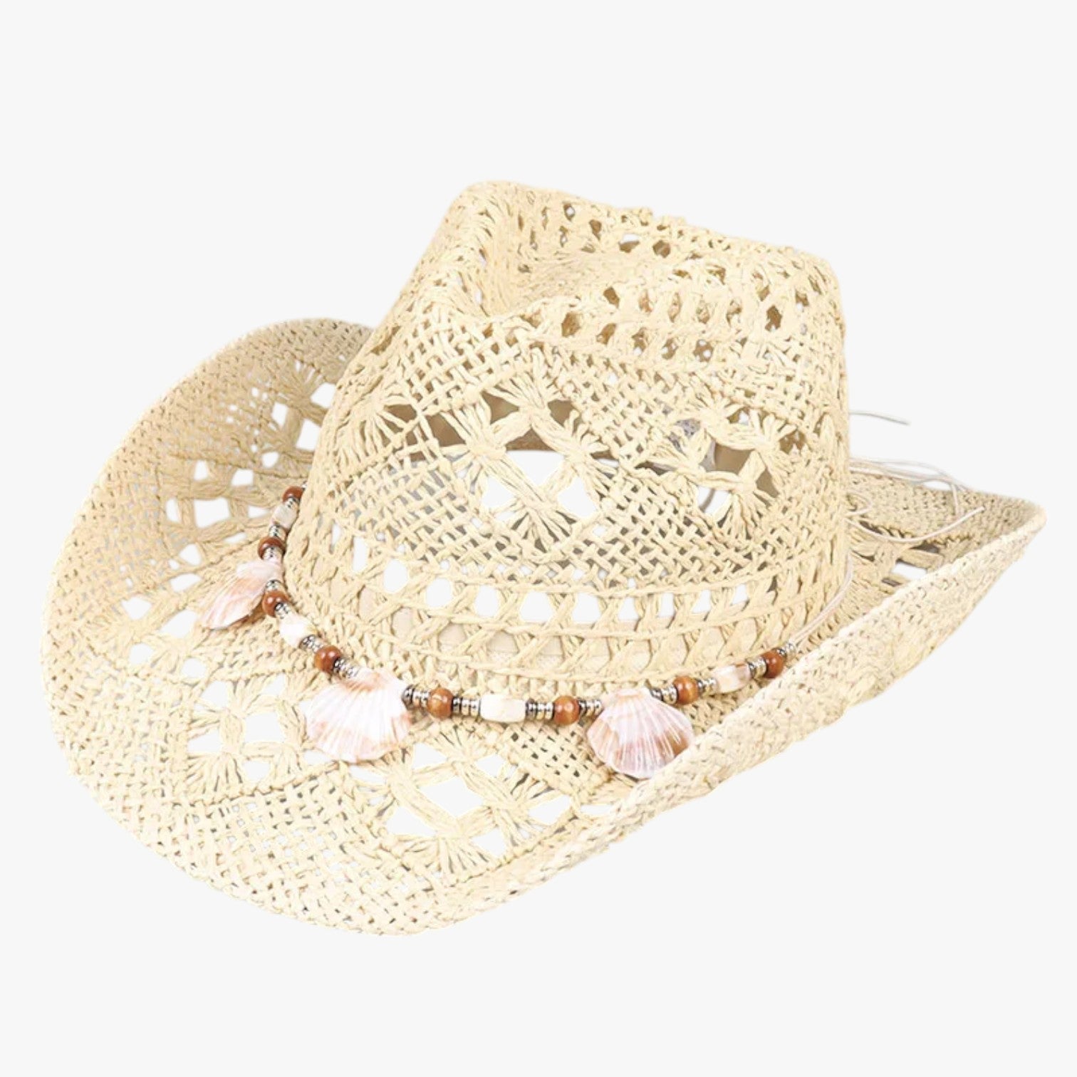 Skye | Cowboy-Hut Unisex aus Vintage-Stroh