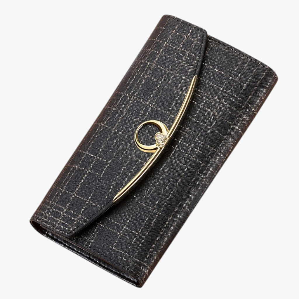 Zariyah | Elegante langes Lederportemonnaie mit großer Kapazität