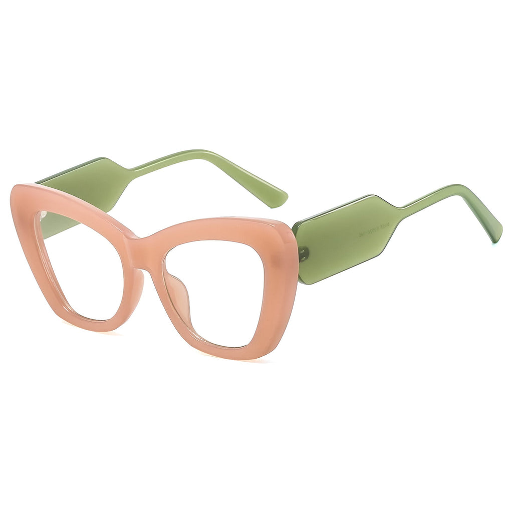 Melanie | Übergroße Katzenaugen-Sonnenbrille mit UV400-Schutz
