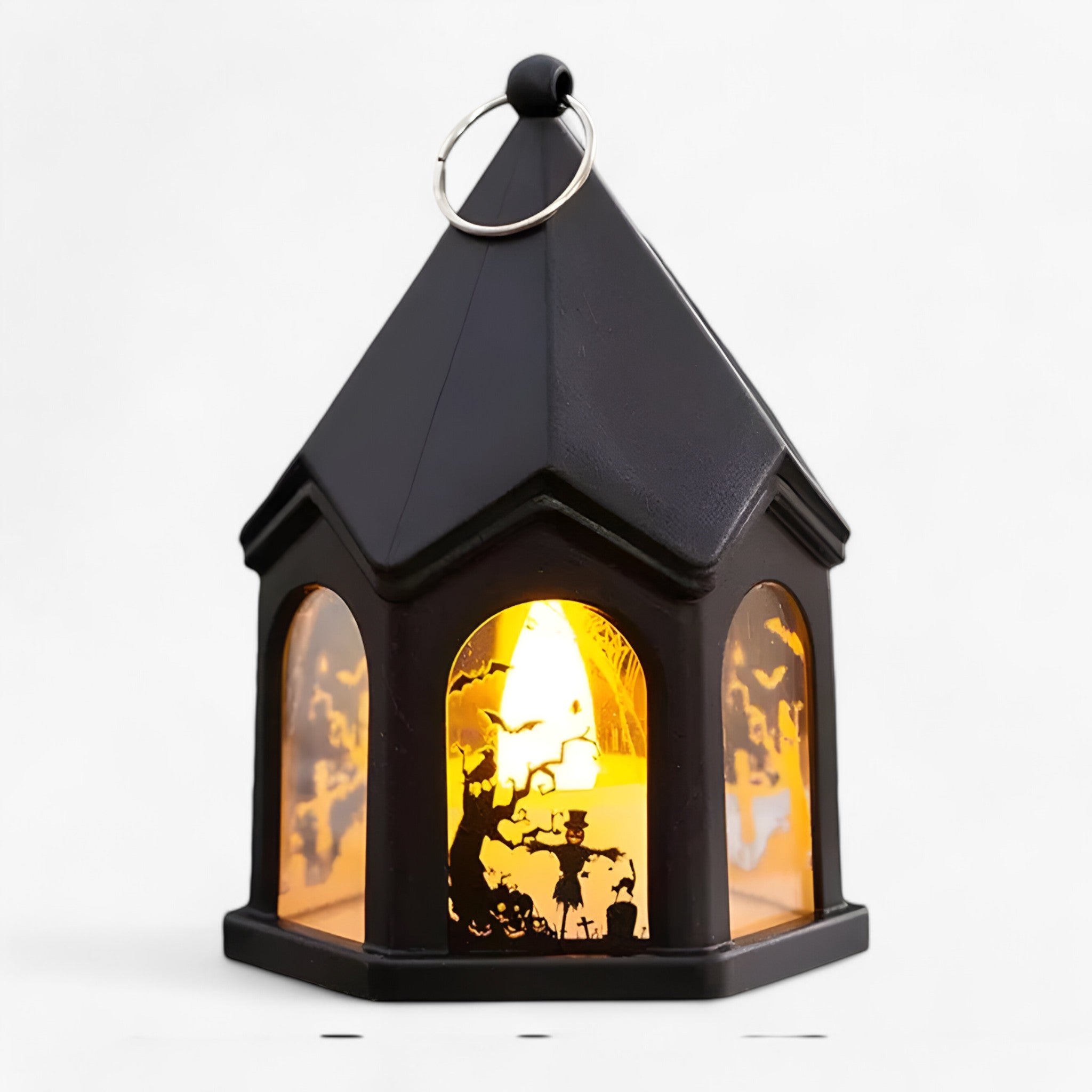 Halloween Kürbis-Laterne - Atmosphärisches Licht für gruselige Dekoration