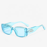 David | Retro Sonnenbrille mit kleiner rechteckiger Fassung