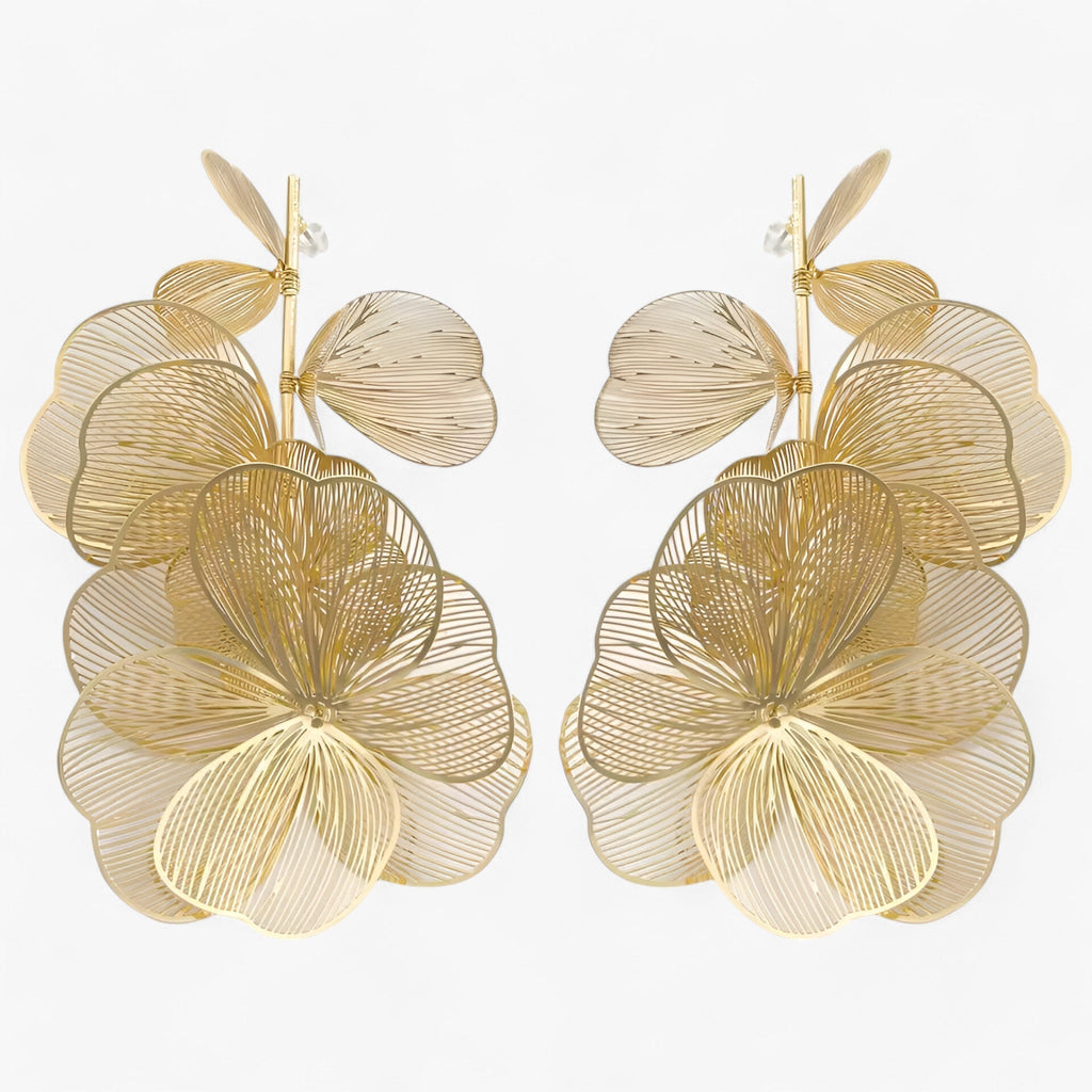 Zoë | Vintage-Blumen-Ohrringe – Elegant und Einzigartig