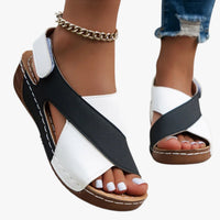 Rachelle | Sommerlicher Komfort mit Stil - Weiche und leichte Keilsandalen