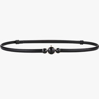 Caesy | Schmale Taille aus echtem Leder - Verstellbare Eleganz