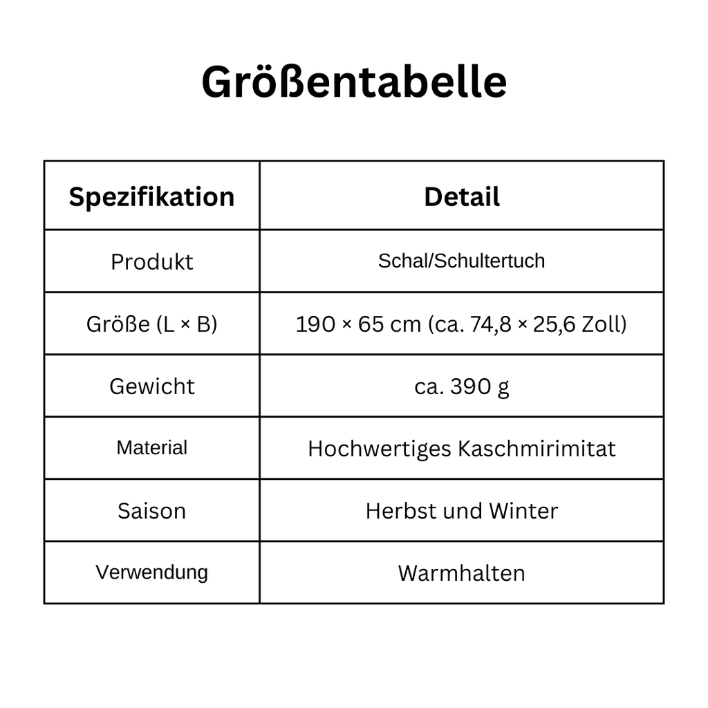 Valeria | Luxus-Kaschmirtuch – Eleganz und Wärme in Einem