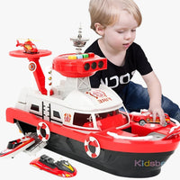 Drew | Leuchtendes Spielzeugboot mit Schwungantrieb