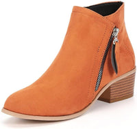 Stylische Damen Leder-Stiefeletten – Saphira