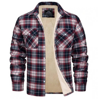 Fleecegefütterte Herren Karo-Jacke – Arvid