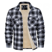 Fleecegefütterte Herren Karo-Jacke – Arvid