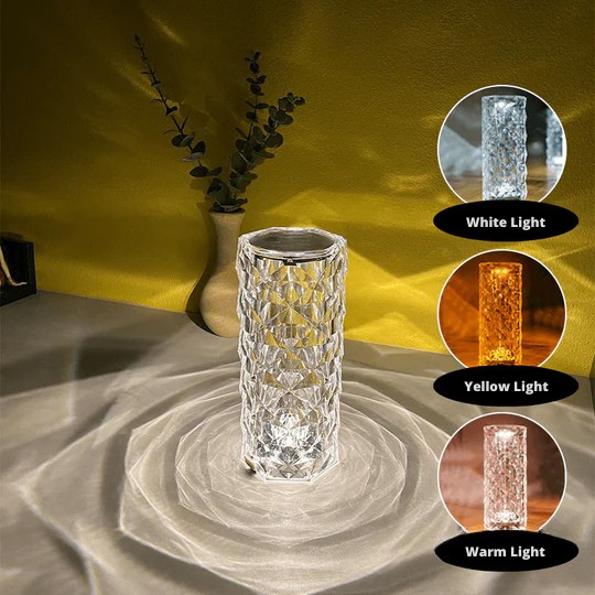LumaSerene™ Dekorative LED-Lampe im Kristallstil