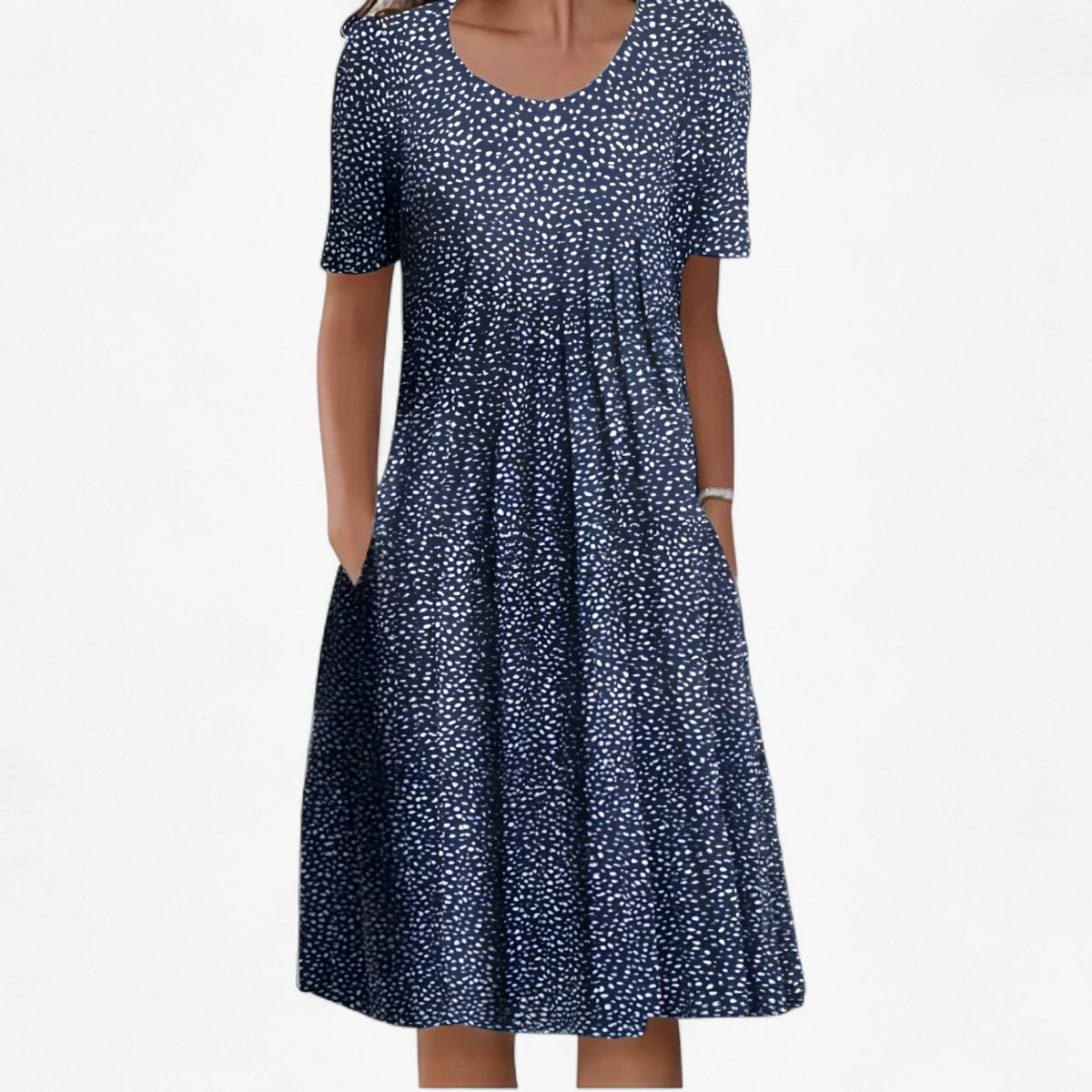 Valentina | Elegantes Baumwollkleid