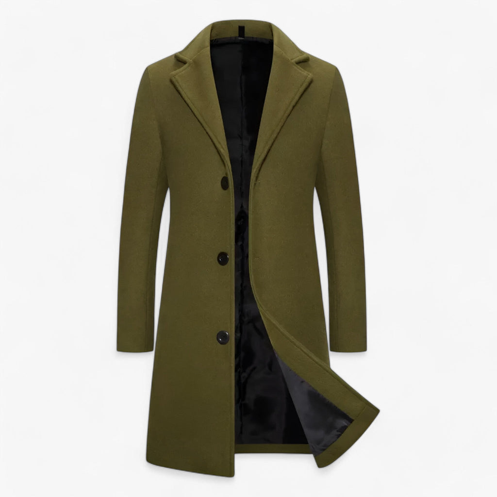 Lange Baumwolljacke - Elegant und geeignet für Business Casual Herren