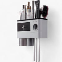 Zahnbürstenhalter | Automatischer Drucker - Wandmontage mit Ablagefach