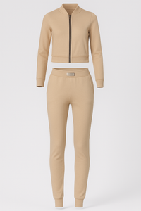 Visilisa | Damen Freizeit-Trainingsanzug mit Zip-Jacke und Jogginghose