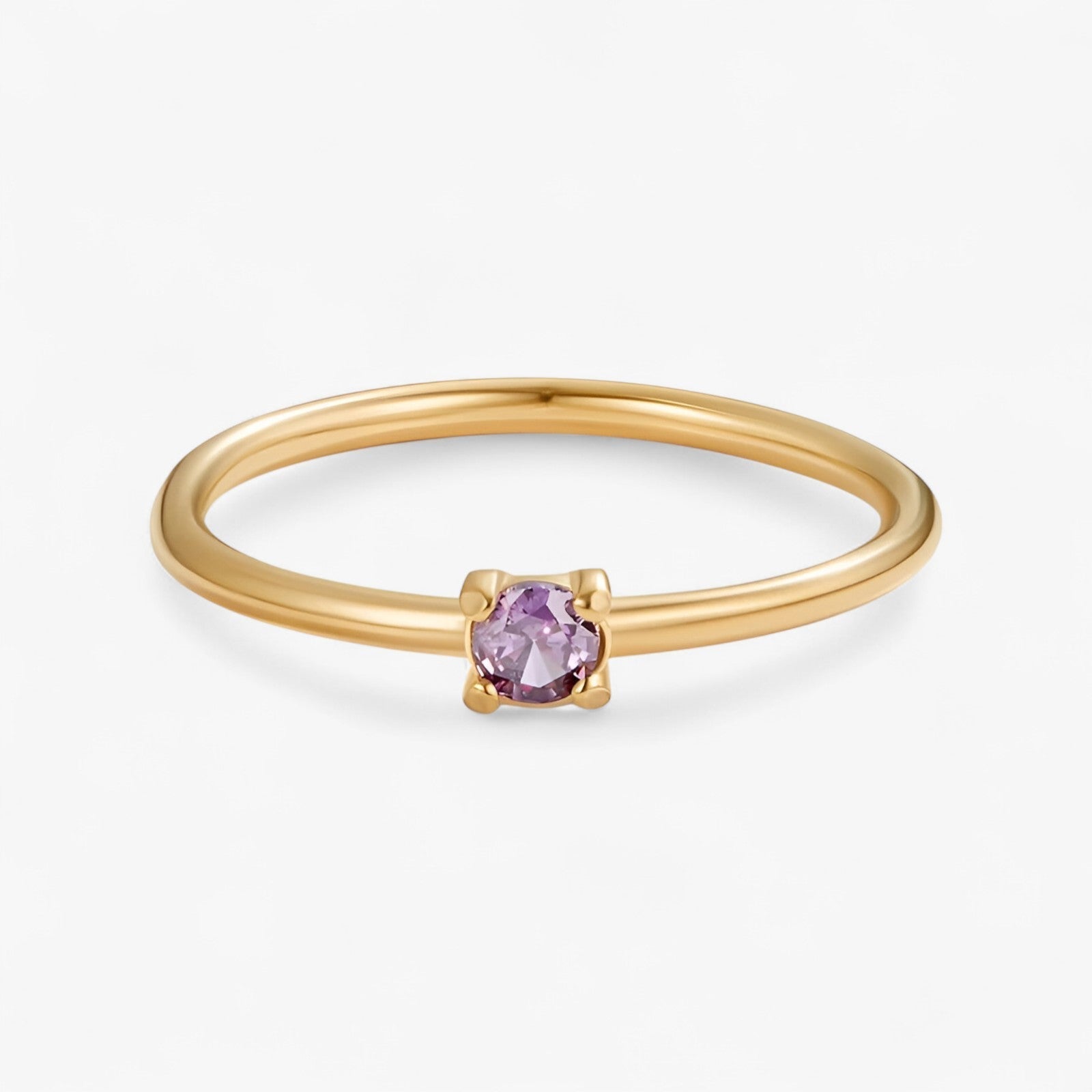 Geburtsstein 18K Ring