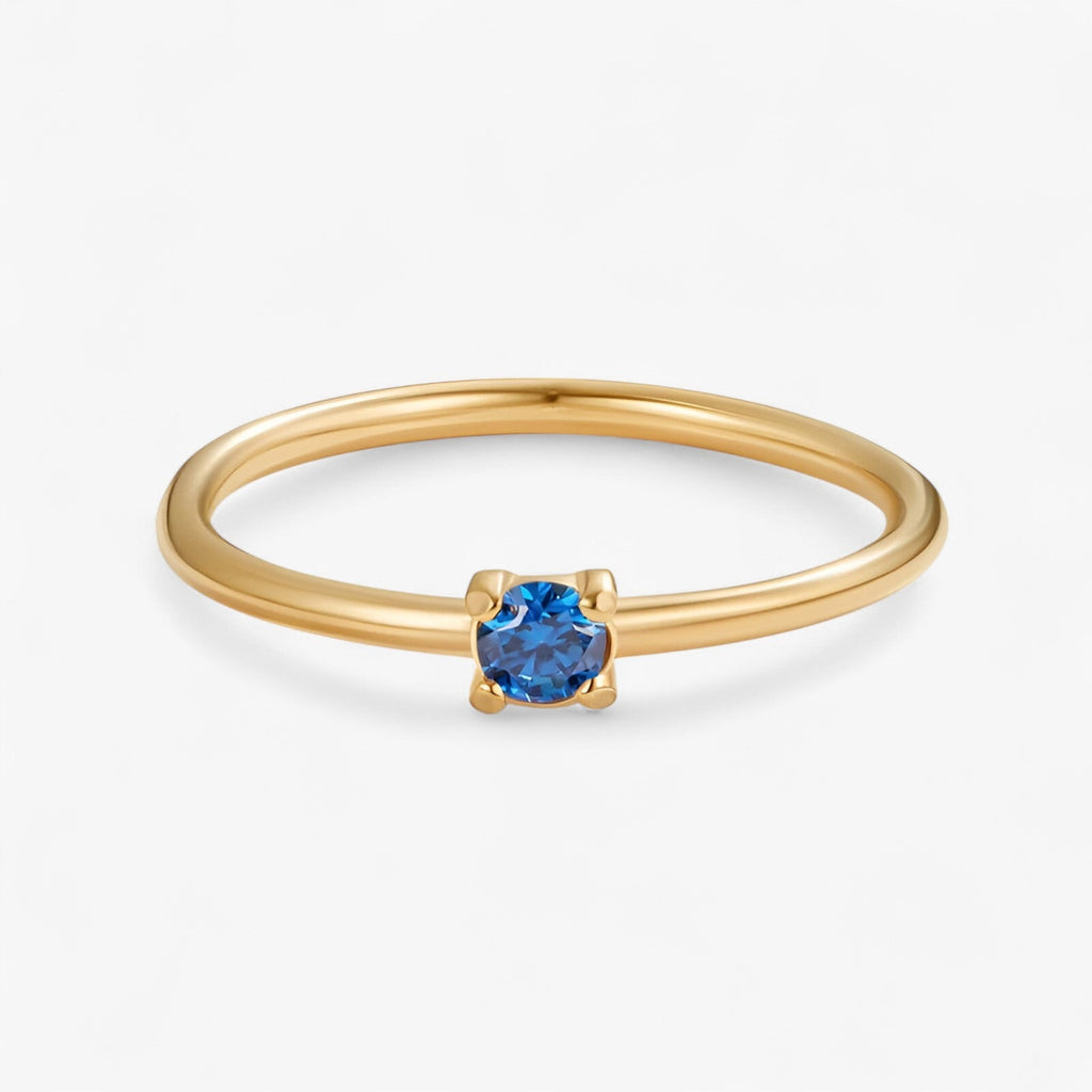 Geburtsstein 18K Ring