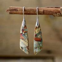 Bohemian Edelsteine Geometrische Ohrringe