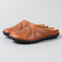 Lina | Bequeme Damen-Slipper mit Mandala-Lochmuster und Flexsohle