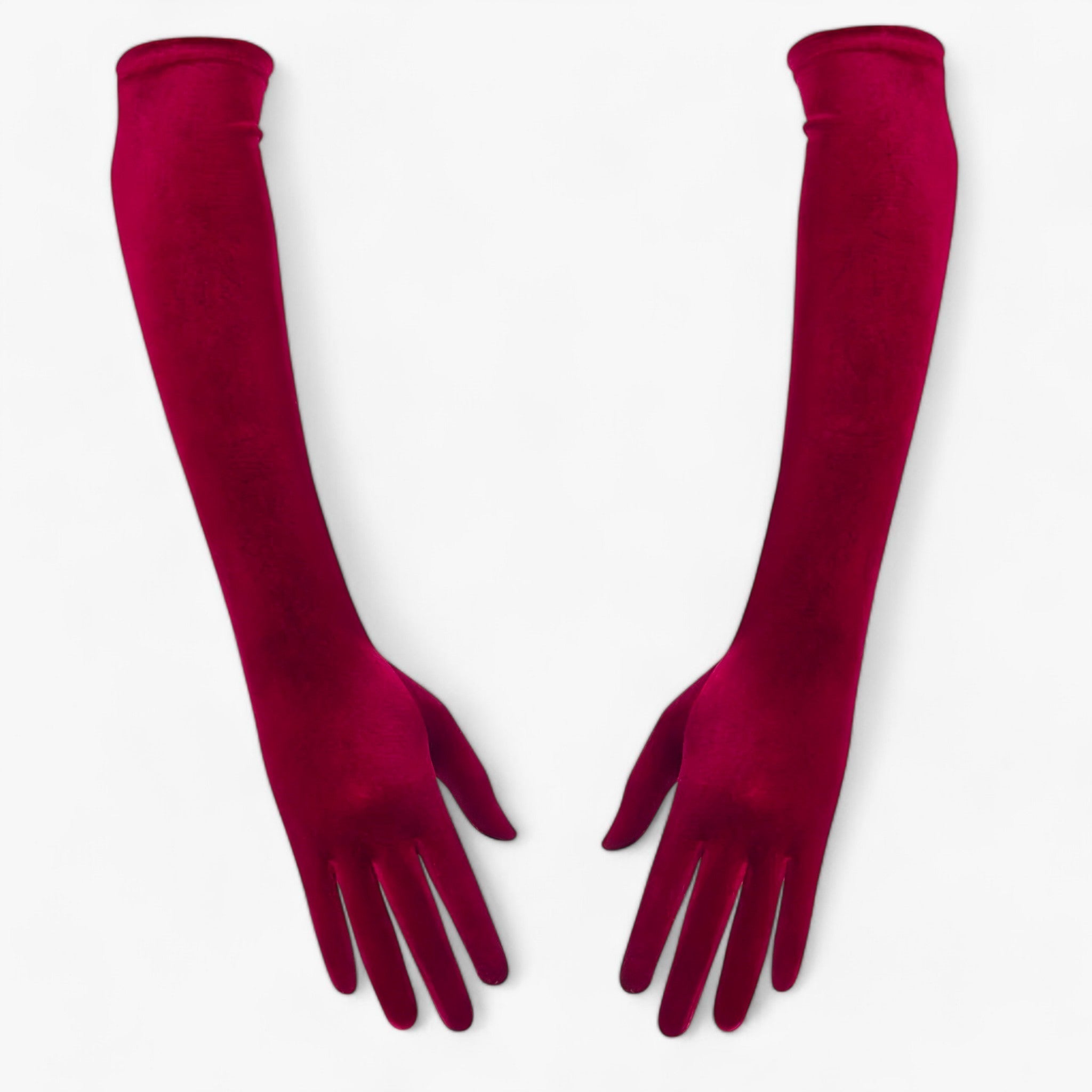 Damen-Velourhandschuhe - Eleganter Retro-Stil und Wärme