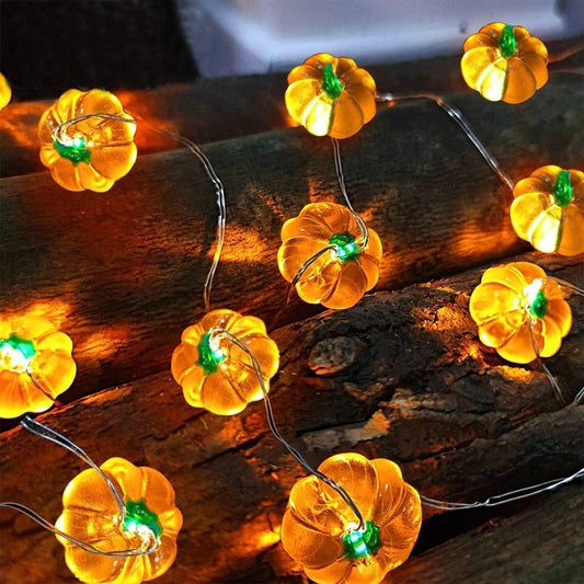 Guirlande de Lumières Halloween Citrouille Horror LED | 20-40 LED USB Décoration Ambiance Maison et Bar