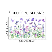 BloomLite™ - Floraler Nachbarschaftsfensteraufkleber mit bunten Blumen