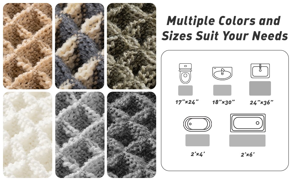 SolidStyle Mat™-Upgraded Waffel-Läufer-Teppich