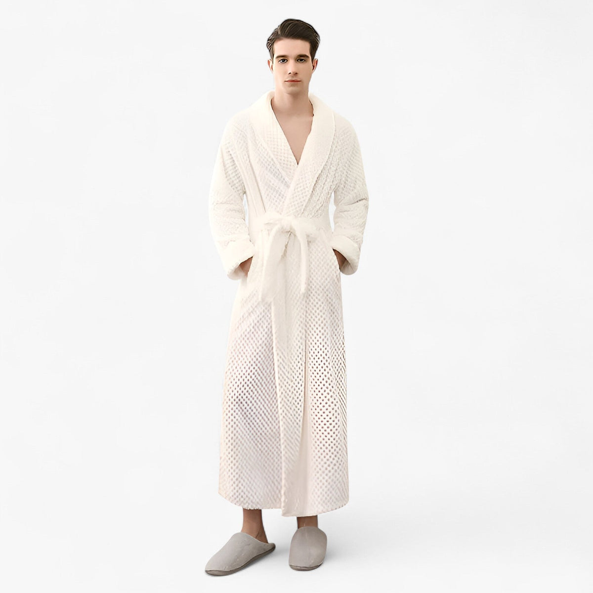 Sofia | Weiche Fleece-Bademantel
