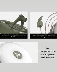 Atmospheric Light Roller™ | Nie wieder ohne Licht: tragbare und wiederaufladbare Außenbeleuchtung
