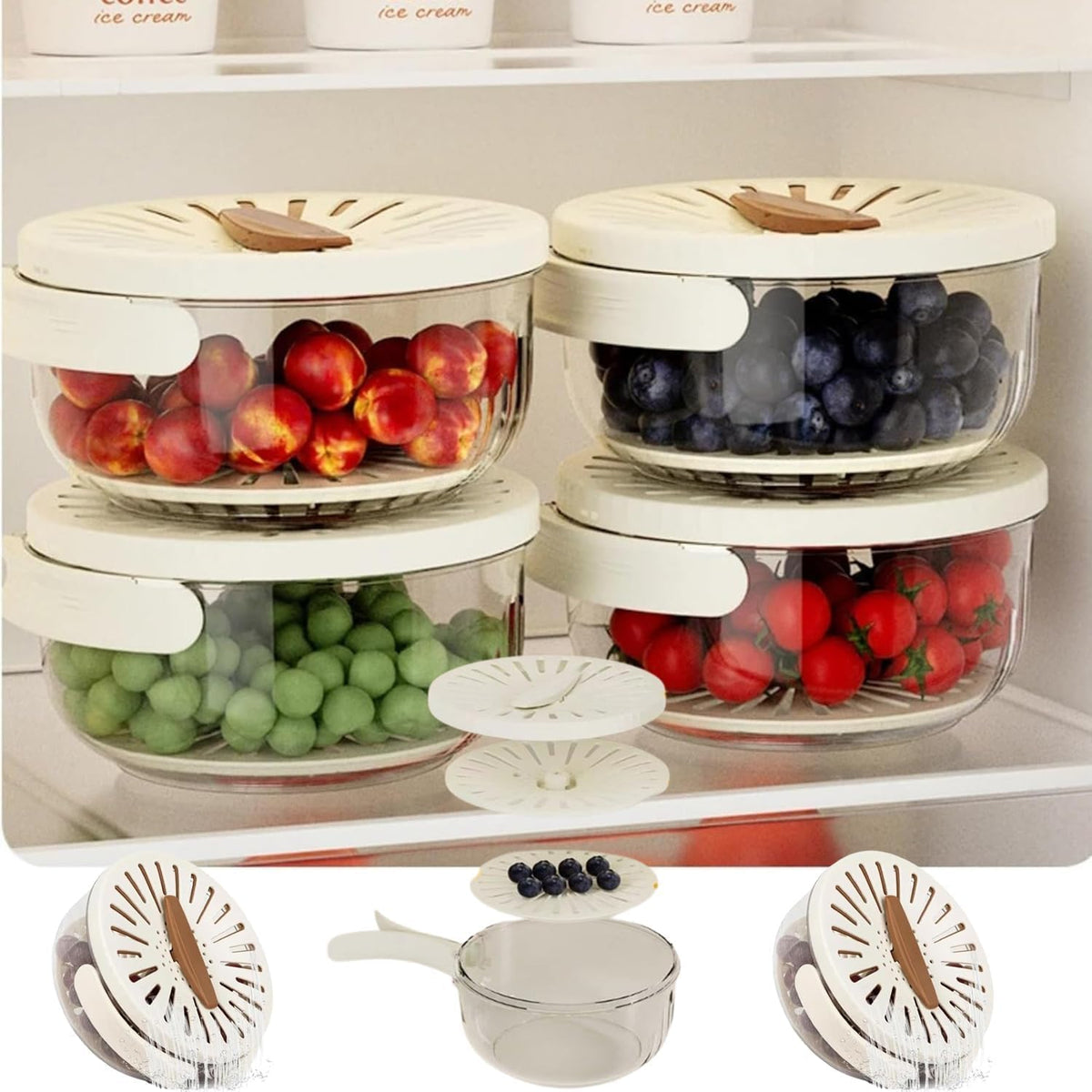 FruitWash™ - 2-in-1 Abtropf- und Aufbewahrungskorb