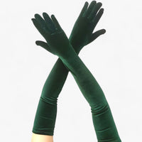 Damen-Velourhandschuhe - Eleganter Retro-Stil und Wärme